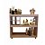 Aparador Bar Com Rodizios Natural Em Mdf [F031] - Imagem 2