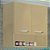 Armário Aéreo Duas Portas Com Nicho Natural Em Mdf [F031] - Imagem 4