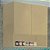 Armário Aéreo Duas Portas Com Nicho Natural Em Mdf [F031] - Imagem 3
