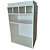 Balcão Bar Adega Em Mdf Branco [F031] - Imagem 1