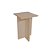 Banco Tampo Quadrado 65cm Em Mdf Madeirado [F031] - Imagem 2