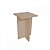 Banco Tampo Quadrado 65cm Em Mdf Madeirado [F031] - Imagem 1