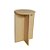 Banco Tampo Redondo 45cm Em Mdf Natural [F031] - Imagem 2