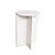 Banco Tampo Redondo 55cm Em Mdf Branco [F031] - Imagem 2