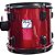 Bateria Acústica 2t Erd Vermelha Com Banco Ny F1rst [F097] - Imagem 3