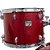 Bateria Acústica 2t Pr Sp Red Sparkle Vermelha Com Banco Ny F1rst [F097] - Imagem 3