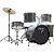 Bateria Acústica 2t Pr Sp Silver Sparkle Prata Com Banco Ny F1rst [F097] - Imagem 1