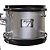 Bateria Acústica Infantil Junior 2t Prata Com Banco New York [F097] - Imagem 3
