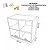 Biblioteca Cubo Aéreo Em Mdf Madeirado [F031] - Imagem 8
