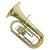Bombardino Euphonium 3 Pistos Ep 200 Laqueado Dourado Com Case New York [F097] - Imagem 2