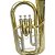 Bombardino Euphonium 3 Pistos Ep 200 Laqueado Dourado Com Case New York [F097] - Imagem 5