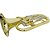 Bombardino Euphonium De 4 Chaves Ep 340 Laqueado Dourado Com Case New York [F097] - Imagem 3
