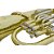 Bombardino Euphonium De 4 Chaves Ep 340 Laqueado Dourado Com Case New York [F097] - Imagem 4