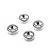 Bucha Trocolos Instrumentos Cromada (4 Peças) Spirit JTS-CR [F035] - Imagem 1
