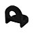 Cantoneira 2 Furos Aliviada Plastico Preto Leve C 100 [F031] - Imagem 2