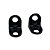 Cantoneira 2 Furos Aliviada Plastico Preto Leve C 1000 [F031] - Imagem 1