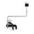 Clamp Com Haste Para Pratos Fixação Aro Gibraltar SC-JCM [F035] - Imagem 1