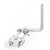 Clamp Para Acessórios Percussão Haste Em L Gibraltar SC-LRAC [F035] - Imagem 1