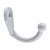 Gancho Para Porta Chaves Plastico Branco C 20 [F031] - Imagem 2