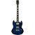 Guitarra Elétrica Sg De Madeira Maciça Thomaz Teg 340 Azul [F097] - Imagem 1