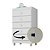 Kit 3 Nicho Decorativo 25x25x20 Cm Branco Em Mdf [F031] - Imagem 5