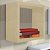 Kit 3 Nicho Decorativo 40x40x15 Cm Natural Em Mdf [F031] - Imagem 2
