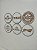 Kit Bolacha Copo Cerveja Com 6 Unidades E Suporte 3mm Branco [F031] - Imagem 4