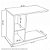 Mesa Com Rodizio Em Mdf Natural [F031] - Imagem 7