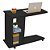 Mesa Com Rodizio Em Mdf Preto [F031] - Imagem 5