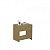 Mesa De Cabeceira 1 Gaveta Natural [F031] - Imagem 2
