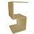 Mesa De Cabeceira Em S Em Mdf  Natural [F031] - Imagem 1