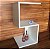 Mesa De Cabeceira Em S Em Mdf Branco [F031] - Imagem 2