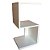 Mesa De Cabeceira Em S Em Mdf Branco [F031] - Imagem 1