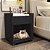 Mesa De Cabeceira/cama Pet Preto Em Mdf [F031] - Imagem 2