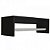 Nicho Com Varão 80cm Preto Em Mdf [F031] - Imagem 6
