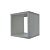 Nicho Decorativo 25x25x20 Cm Em Mdfbranco [F031] - Imagem 5