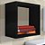 Nicho Decorativo 40x40x15 Cm Em Mdf Preto [F031] - Imagem 3
