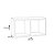 Nicho Duplo 50x25x20 Cm Em Mdf Madeirado [F031] - Imagem 6