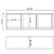 Nicho Triplo 80x30x20 Natural Em Mdf [F031] - Imagem 4