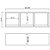 Nicho Triplo 90x30x20 Madeirado Em Mdf [F031] - Imagem 4