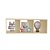 Nicho Triplo 90x30x20 Natural Em Mdf [F031] - Imagem 1