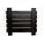 Painel Canaletado Modular 50x50 Cm Preto [F031] - Imagem 2