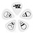 Palheta .50mm Leve Branca D Addario Joe Satriani 1CWH2-10JS [F035] - Imagem 2
