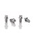 Parafuso Eixo Cardan Pedal Bumbo (4 Peças) Gibraltar SC-0129 [F035] - Imagem 1