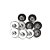 Parafuso Interno 10mm Para Canoa (10 Peças) Gibraltar SC-ILS [F035] - Imagem 2