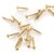 Parafuso Tarraxas WR2.1.0x10.0 Dourado (24 Peças) Spirit [F035] - Imagem 1