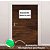 Placa Sinalização 1/2 Oficio Banheiro Masculino Mdf Natural [F031] - Imagem 2