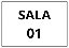 Placa Sinalização 1/2 Oficio Sala 01 Mdf Natural [F031] - Imagem 1