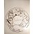 Plaquinha Decorativa Barbearia Branco [F031] - Imagem 1