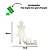 Plaquinha Para Banheiro Feminino Ela 3mm Branco [F031] - Imagem 3